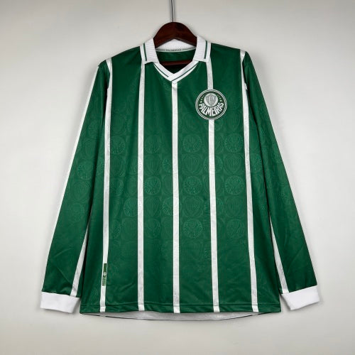 1980s Palmeiras Retro Football Shirt | Green White Home