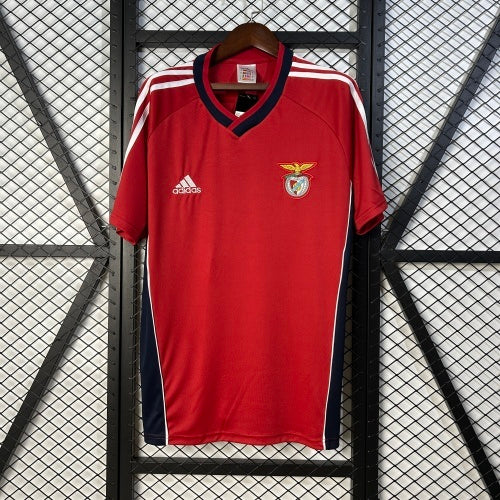 1990s Benfica Retro Football Shirt | Red Navy Home