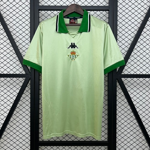 1990s Real Betis Retro Football Shirt | Light Green Dark Green Home