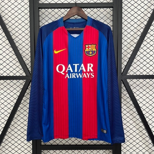 2010s Barcelona Retro Football Shirt | Blue Red Home