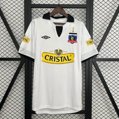 2010s Colo Colo Retro Football Shirt | White Black Home