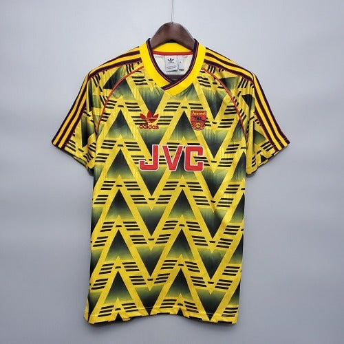 1990s Arsenal Retro Football Shirt | Yellow Black Home
