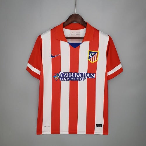 2010s Atletico Madrid Retro Football Shirt | Red White Home