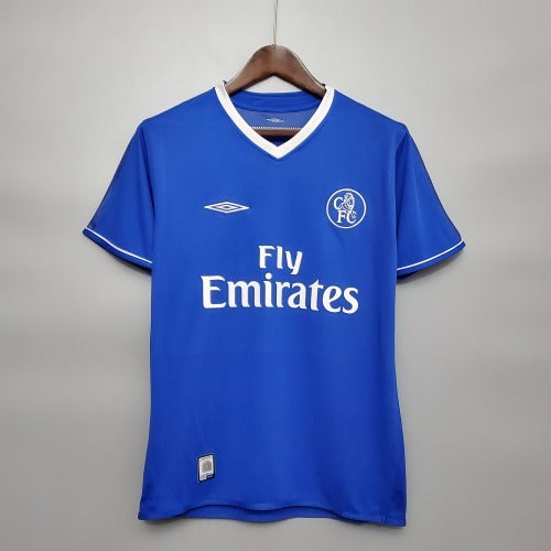 1990s Chelsea Retro Football Shirt | Blue White Home