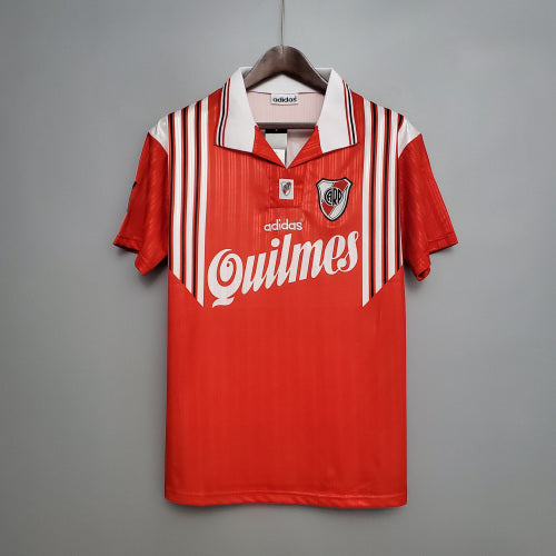 1990s River Plate Retro Football Shirt | Red White Home