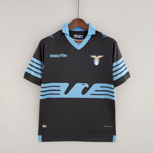 1990s Lazio Retro Football Shirt | Black Sky Blue Home