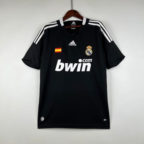 2000s Real Madrid Retro Football Shirt | Black White Home