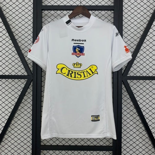 2000s Colo Colo Retro Football Shirt | White Yellow Home
