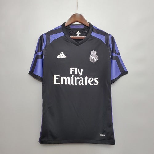 2010s Real Madrid Retro Football Shirt | Black Purple Home