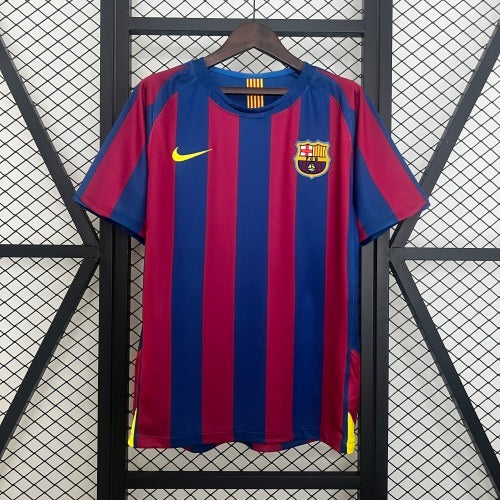 2000s Barcelona Retro Football Shirt | Blue Red Home