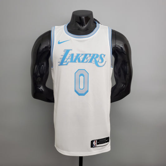 2021 Los Angeles Westbrook #0 Retro Basketball Jersey