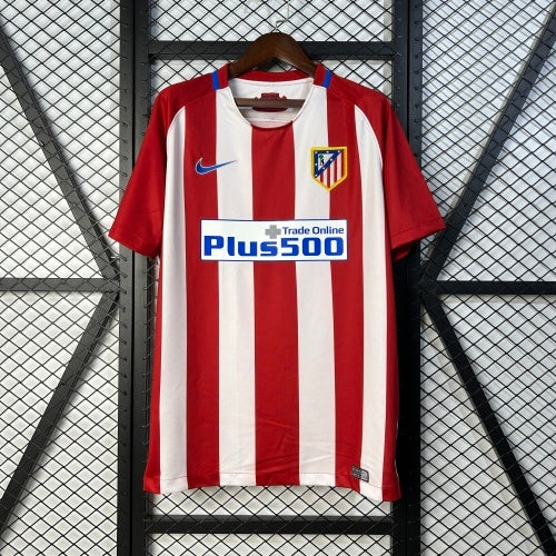 2010s Atletico Madrid Retro Football Shirt | Red White Home