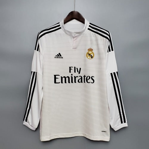 2010s Real Madrid Retro Football Shirt | White Black Home