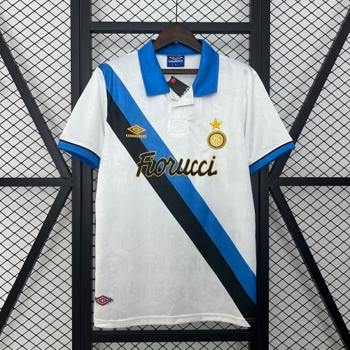 1990s Inter Milan Retro Football Shirt | Blue Black Home