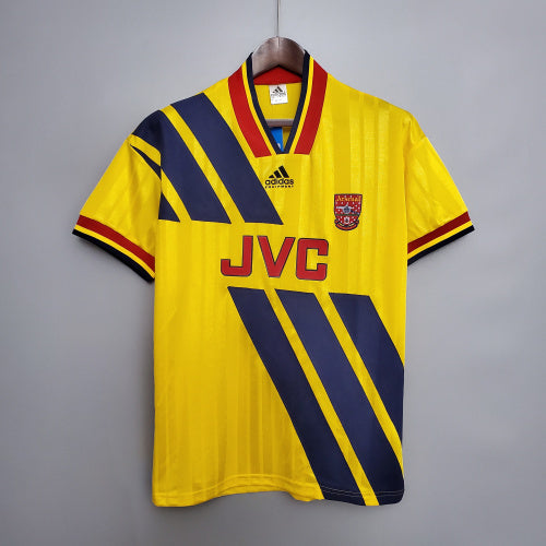 1990s Arsenal Retro Football Shirt | Yellow Navy Home