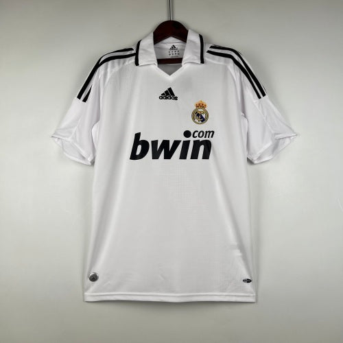 2000s Real Madrid Retro Football Shirt | White Black Home