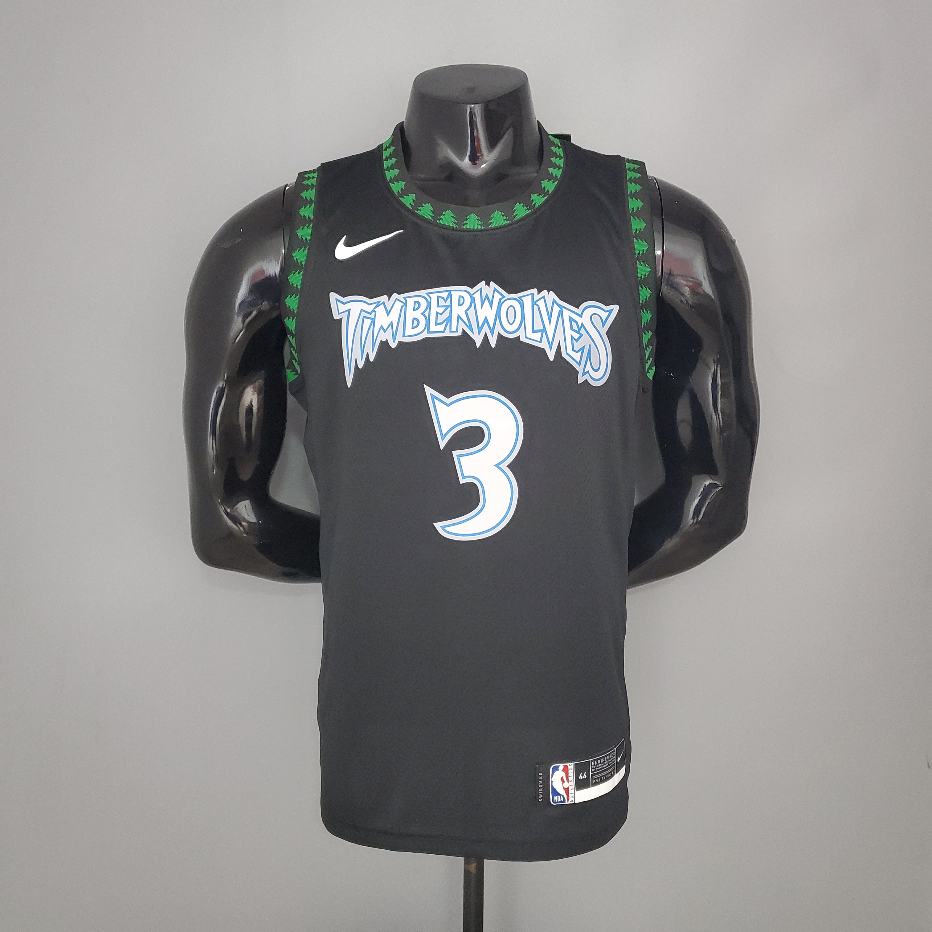 1998 Minnesota Timberwolves Marbury #3 Retro Basketball Jersey