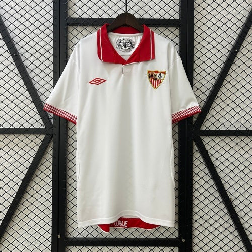 1990s Sevilla Retro Football Shirt | White Red Home