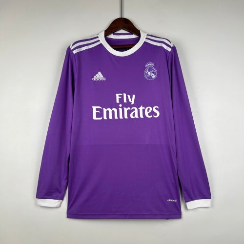 2010s Real Madrid Retro Football Shirt | Purple White Home