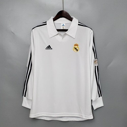 1990s Real Madrid Retro Football Shirt | White Black Home