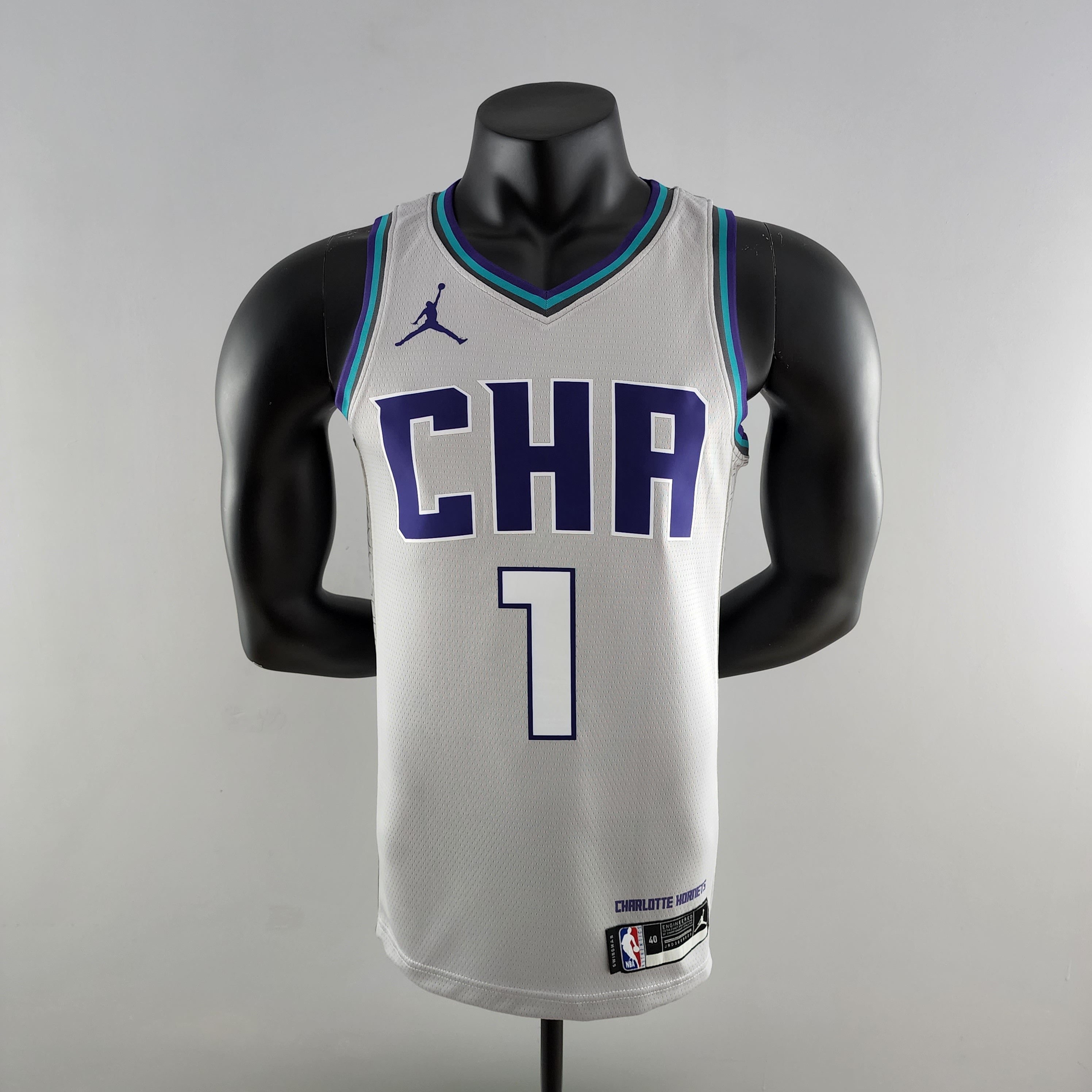2023 Charlotte Hornets Ball #1 Swingman Edition Jersey