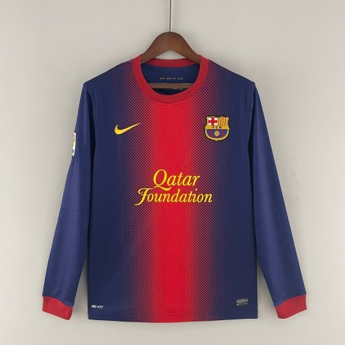 2010s Barcelona Retro Football Shirt | Blue Red Home