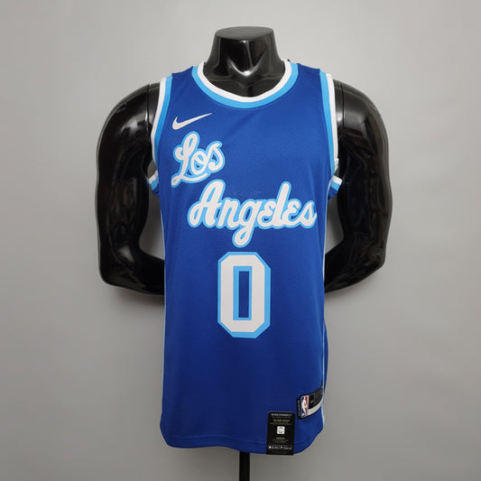 2023 Los Angeles Kuzma #0 Retro Basketball Jersey