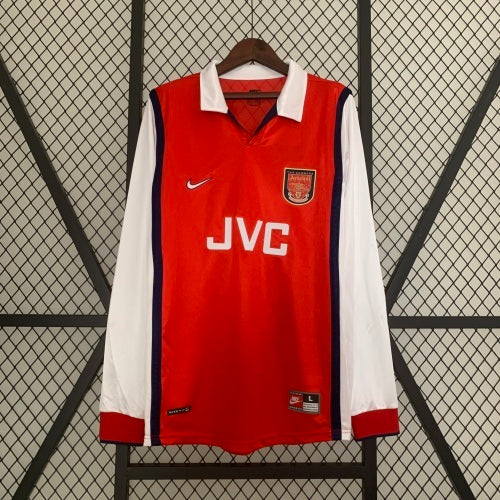 1990s Arsenal Retro Football Shirt | Red White Third