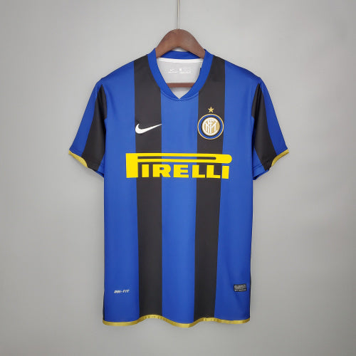 2000s Inter Milan Retro Football Shirt | Blue Black Home