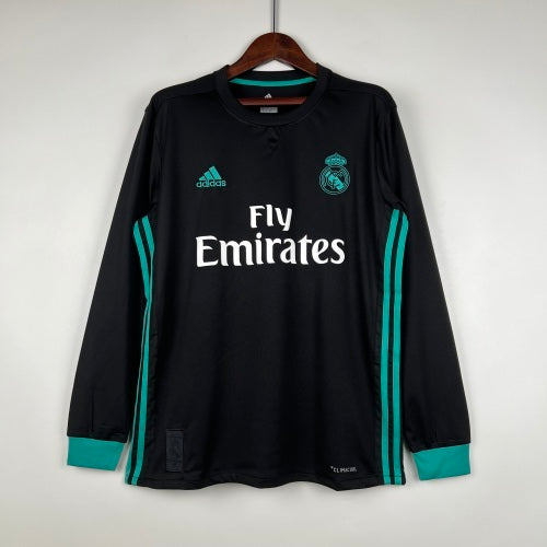 2010s Real Madrid Retro Football Shirt | Black Green Home