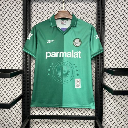 1990s Palmeiras Retro Football Shirt | Green Light Green Home