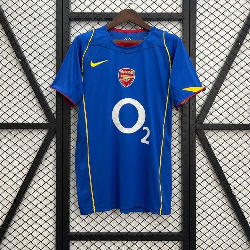 2000s Arsenal Retro Football Shirt | Blue Yellow Home