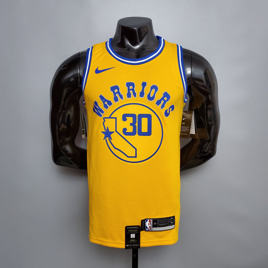 2021 Golden State Curry #30 Retro Basketball Jersey