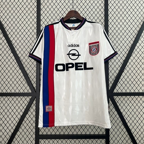1990s Bayern Munich Retro Football Shirt | White Red Blue Home