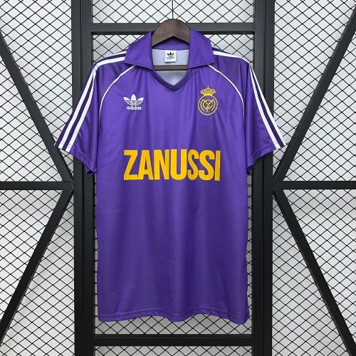 1990s Real Madrid Retro Football Shirt | Purple Yellow Home