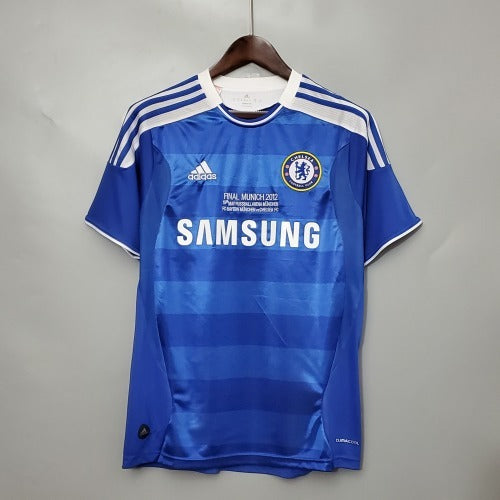 2010s Chelsea Retro Football Shirt | Blue White Home