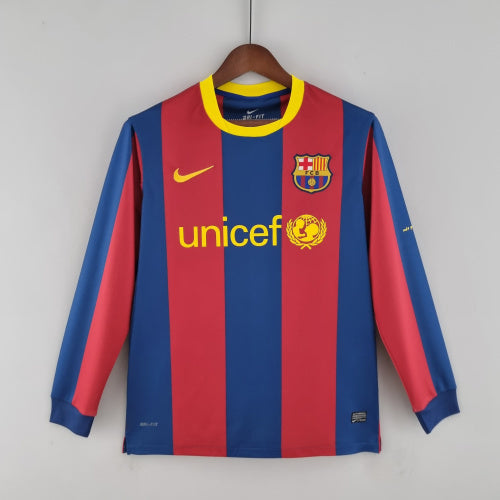 2008 Barcelona Retro Football Shirt | Blue Red Home