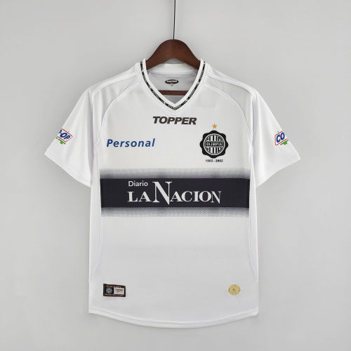 2000s Olimpia Retro Football Shirt | White Black Home