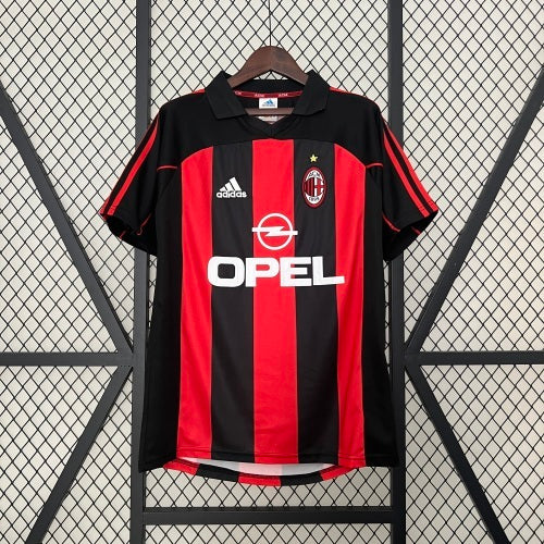 1990s AC Milan Retro Football Shirt | Red Black Home