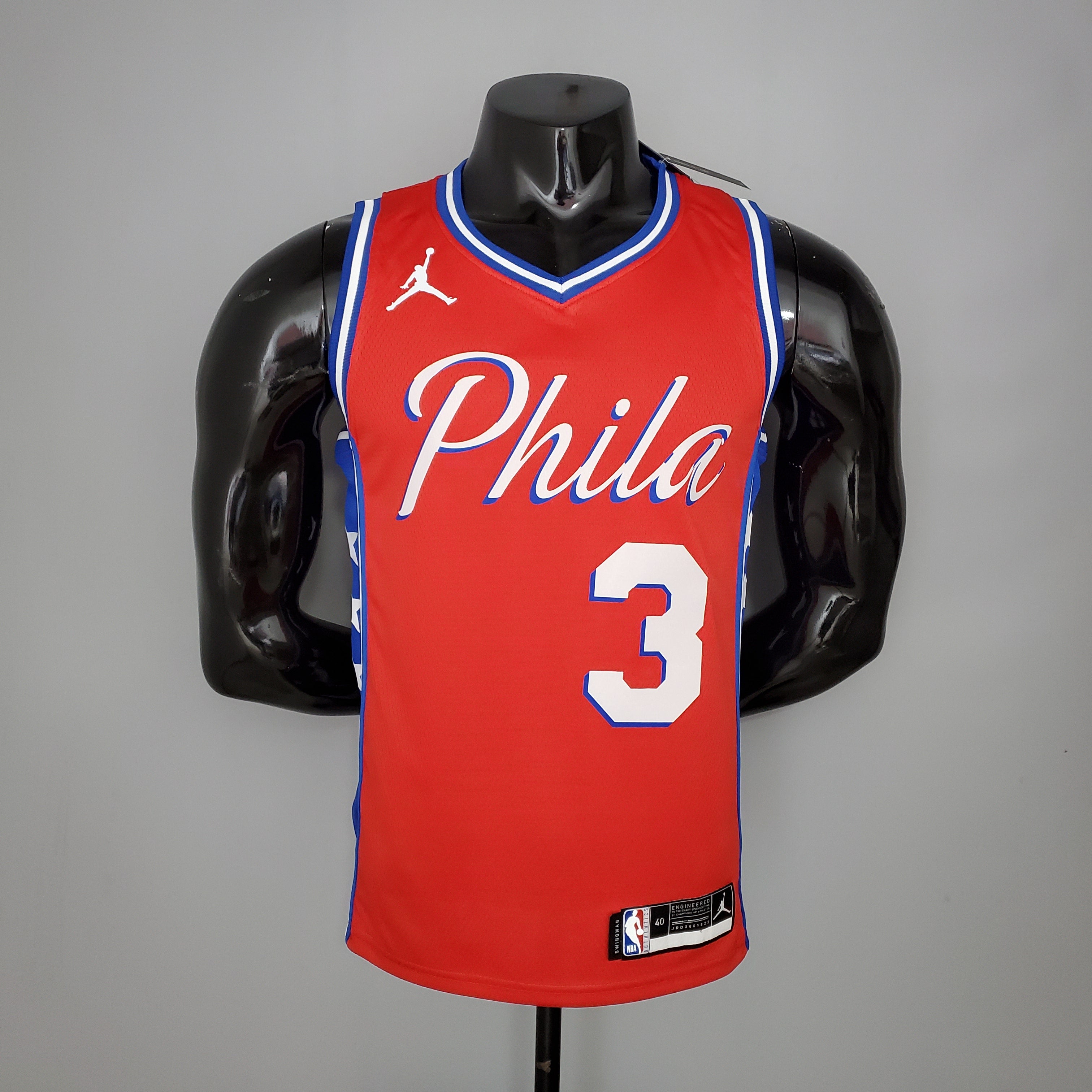 2023 Philadelphia 76ers Iverson #3 Swingman Edition Jersey