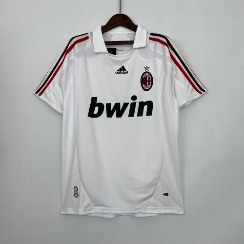 2000s A.C. Milan Retro Football Shirt | White Red Home