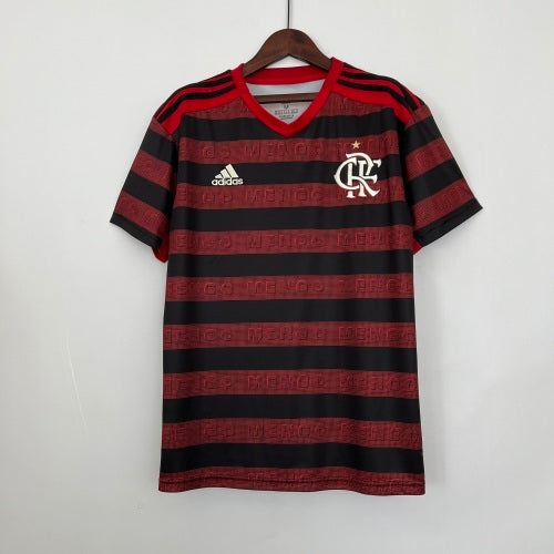 1890s Flamengo Retro Football Shirt | Red Black Home