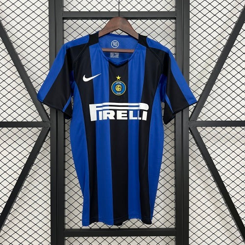 1990s Inter Milan Retro Football Shirt | Blue Black Home