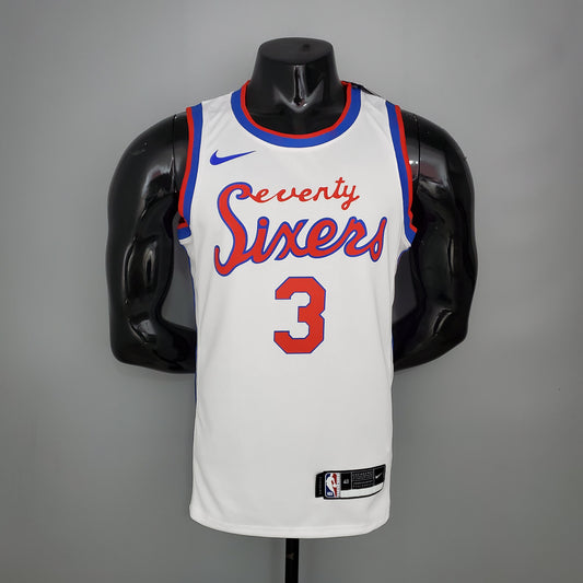 2001 Philadelphia Iverson #3 Retro Basketball Jersey