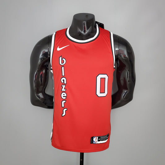2020 Portland Lillard #0 Retro Basketball Jersey
