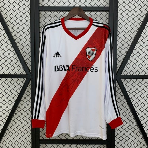 2010s River Plate Retro Football Shirt | White Red Home