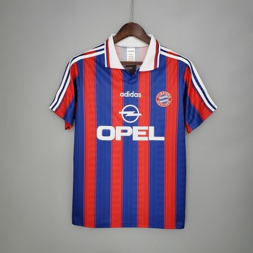 1990s Bayern Munich Retro Football Shirt | Red Blue Home