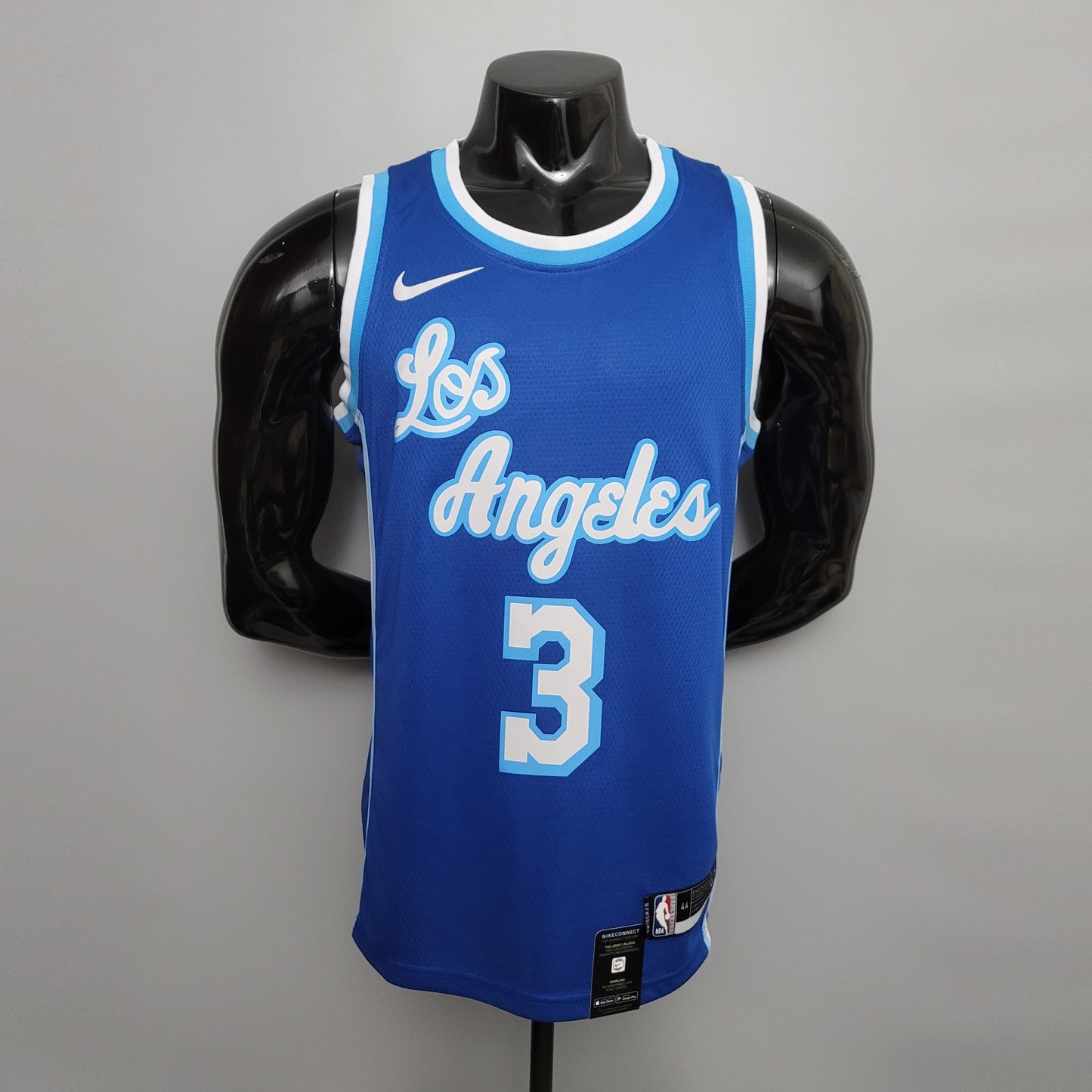 2023 Los Angeles Davis #3 Retro Basketball Jersey