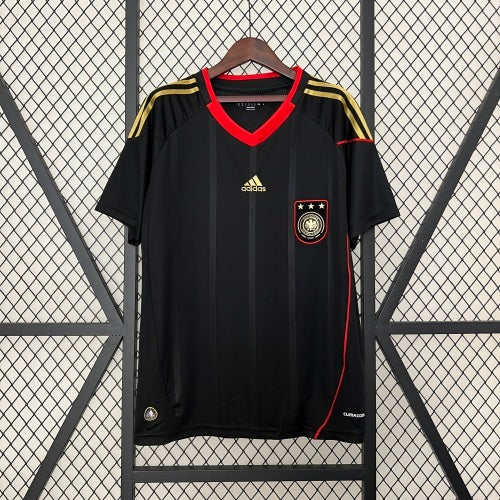 2000s Germany Retro Football Shirt | Black Gold Home