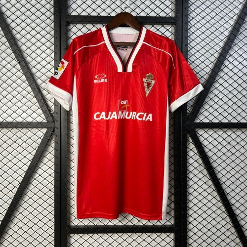 1990s Real Murcia Retro Football Shirt | Red White Home